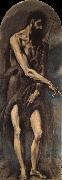 El Greco St John the Baptist oil painting reproduction